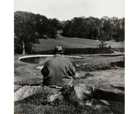 * Halsman (Philippe, 1906-1979). Winston Churchill at Chartwell, 1951, gelatin silver print printed circa 1980 on glossy doub