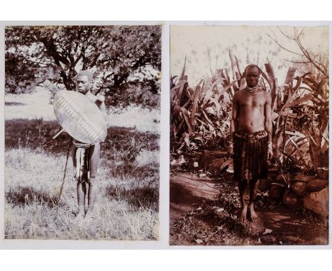 South Africa. British family photograph album, circa 1900, 50 albumen prints (various dimensions, approx. 10 x 7.5 cm to 14.5
