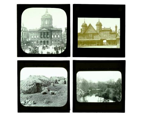 * Magic lantern slides . A collection of approximately 500 magic lantern slides, late 19th and early 20th century, mostly dia