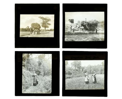 * Magic lantern slides. A group of approximately 180 magic lantern slides, early 20th century, mostly diapositives of British