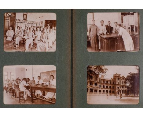 China. A group of four personal photograph albums relating to the London Missionary Society and the creation of Peking Union 