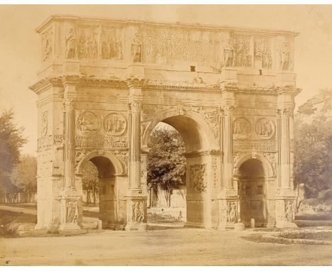 * Cuccioni (Tommaso, 1790-1864). The Arch of Constantine [and] Arch of Septimius Severus, circa 1860, a pair of mammoth album