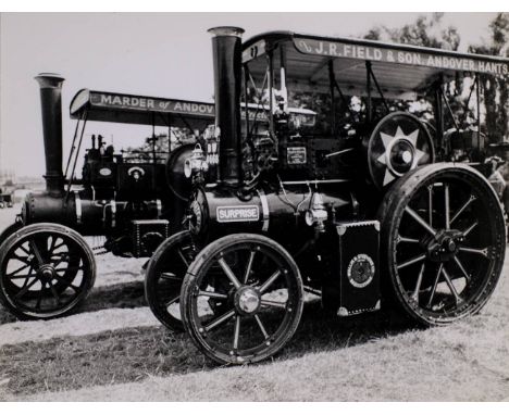 * Traction Engine Archive. A large collection of photographs of traction engines, cars and other vehicles, circa 1960s, partl