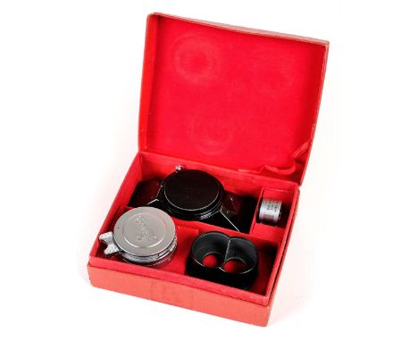 * Leica ( Leitz ) Stemar 33mm f/3.5 stereoscopic lens kit OIRZO-M. Rare Leitz Stemar 33mm f/3.5 chrome stereo lens , Serial N