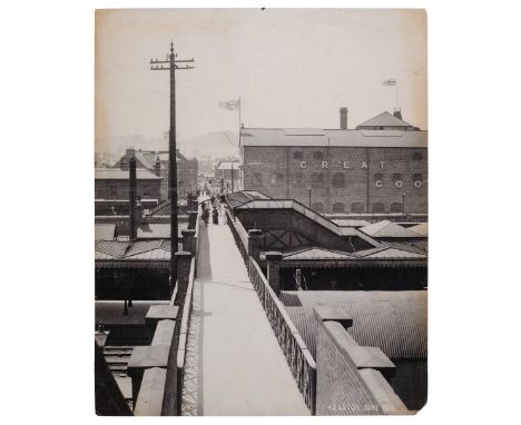 * Industrial Photographs. A group of seven photographs of railway engineering works, circa 1906-22, gelatin silver prints, nu