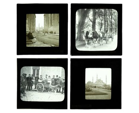 * Magic lantern slides. A group of approximately 200 magic lantern slides, early 20th century, mostly diapositive photographs