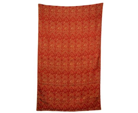 A Kaaba Kiswa Textile Fragment with Embroidered Arabic Script.This textile fragment is a section of the kiswa, the sacred clo