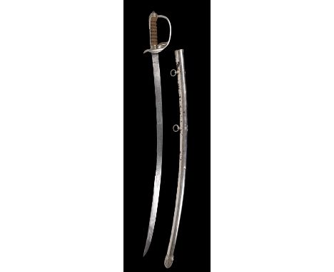 **NO RESERVE**A Wilkinson Sword of Bahawalpur with Silver-Plated Scabbard.A British Wilkinson sword crafted for Bahawalpur, f