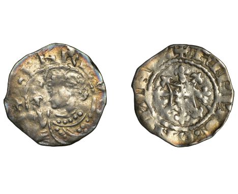 Henry I (1100-1135), Penny, Quadrilateral on Cross Fleury type [BMC XV], Winchester, Kippig, kippig : on :pi[––], 1.42g/6h (P