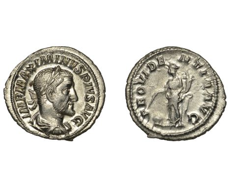 Maximinus I (235-238), Denarius, 235-6, laureate, draped and cuirassed bust right, imp maximinvs pivs avg around, rev. Provid