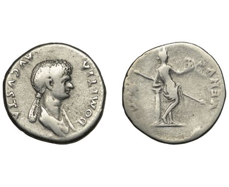 Asia Minor, Uncertain mint, Domitia, Cistophoric Tetradrachm, 82, draped bust right, hair bundled in front and in long plait 