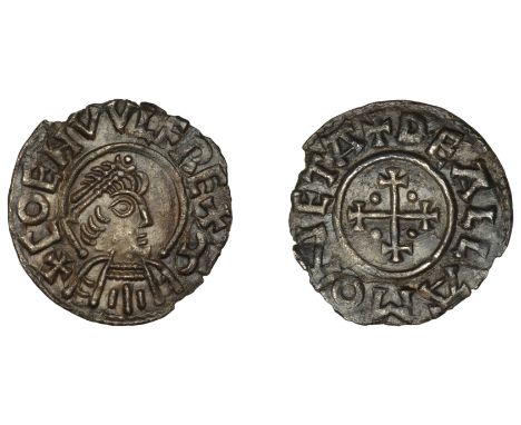 Kings of Mercia, Coenwulf (796-821), Penny, Gp III, Canterbury, Deala, +coenvvlf rex m, around diademed bust right, rev. +dea