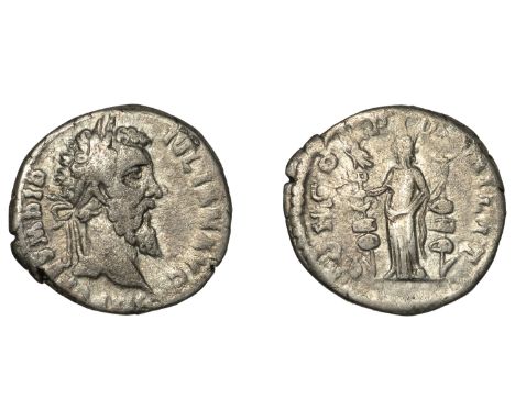 Didius Julianus (193), Denarius, 193, laureate head right, imp caes m did ivlian avg around, rev. Concordia, draped, standing