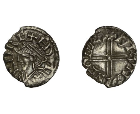 Edward the Confessor (1042-1066), Penny, Small Flan type, Wallingford, Brunwine, brvnpinc on pa, 0.73g/6h (Freeman 64; DNW 14