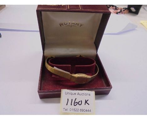 A boxed Ladies Rotary wrist watch.