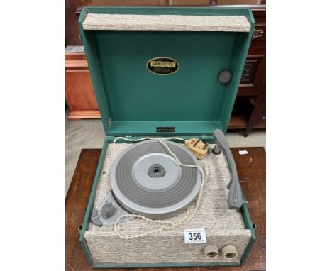 A Dansette popular record player