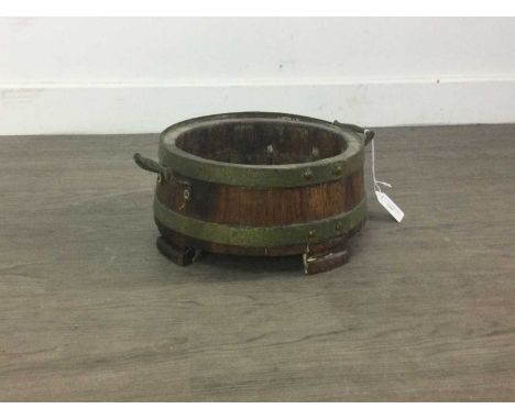 BRASS BOUND PLANTER