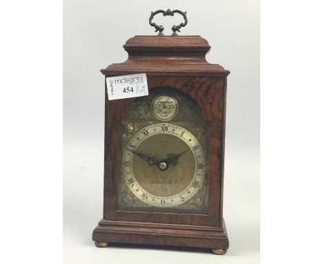 REPRODUCTION MANTEL CLOCK,22cm high, along with a Prismatic compass, smoking pipes and a crumb brush