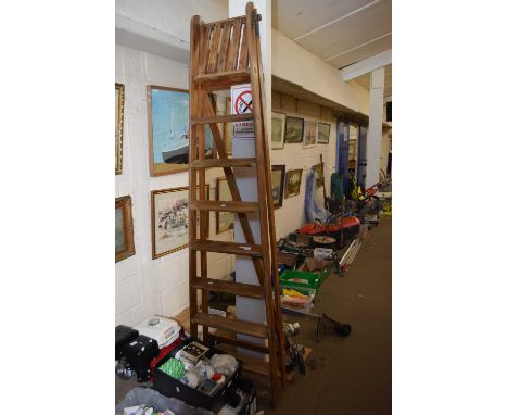 Wooden step ladder