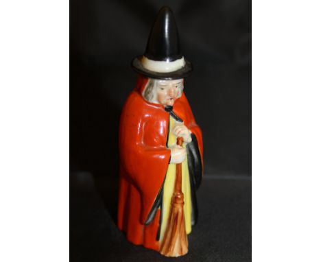 A Royal Worcester candle snuffer "The Witch" (2543) date marked for 1902