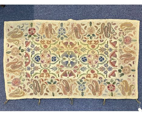 Arts &amp; Crafts Wall Hanging Tapestry, in the style of William Morris.  Measures 60'' x 36''.