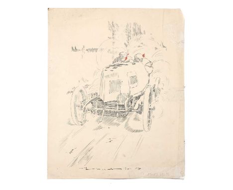 EDWARDIAN MOTORING,1900-1920s, two large folio album of various images, comprising original photographs, later prints from or