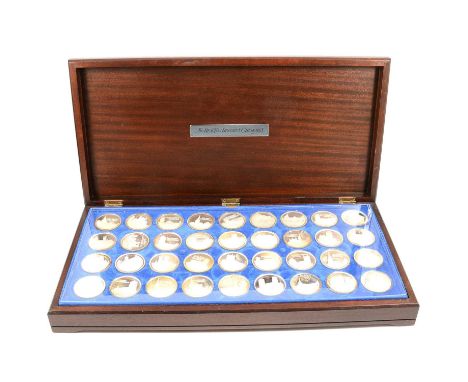 The Beauty of Britain's Churches, a collection of thirty-six silver proof medals depicting famous Churches and Cathedrals in 