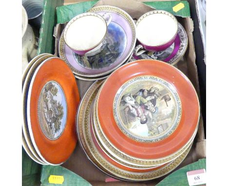 A collection of Victorian prattware, to include examples by Adams