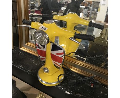 YELLOW VESPA LAMP