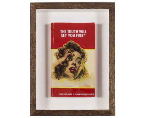 δ The Connor Brothers (b.1968)Not Until It Is Finished With YouHand-painted vintage paperback with screenprint additions, 201