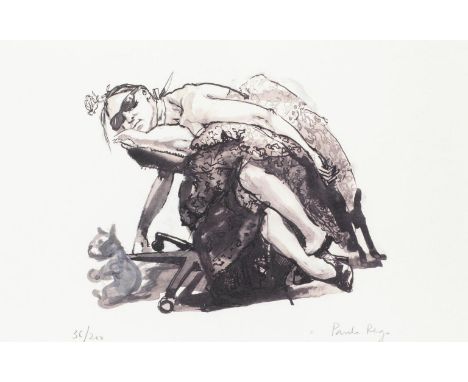 ** δ Paula Rego (b.1935)Girl Who Has Been Sick Resting with Her Favourite Cuddly (Rosenthal 281)Lithograph, 2000, signed and 