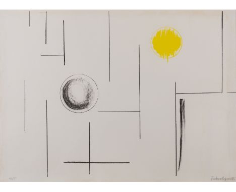 δ Barbara Hepworth (1903-1975)Sea FormsLithograph printed in colours, 1969, signed in pencil, numbered from the edition of 60
