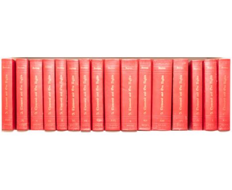 Burton (Richard F.) A Thousand and One Nights, 16 vol., one of 400 sets, some very light spotting to fore-edge, original red 