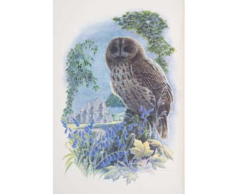 Alder (James) Birds and Flowers of the Castle of Mey, limited edition, signed and numbered by the artist, colour plates, a fe