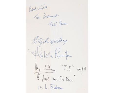 Lawrence (T.E.).- Knightley (Phillip) and Colin Simpson. The Secret Lives of Lawrence of Arabia, first edition, signed by Phi