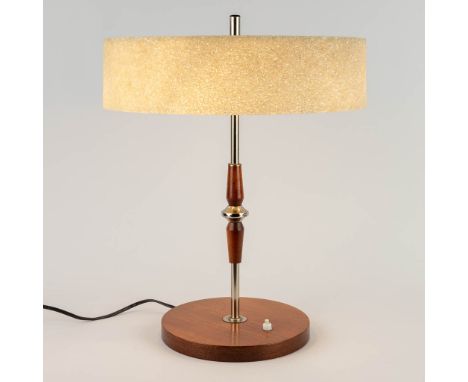Maison Arlus (Attr.) 'Table lamp'&nbsp;The lamp base has most likely been replaced by a more modern one. The shade is approxi