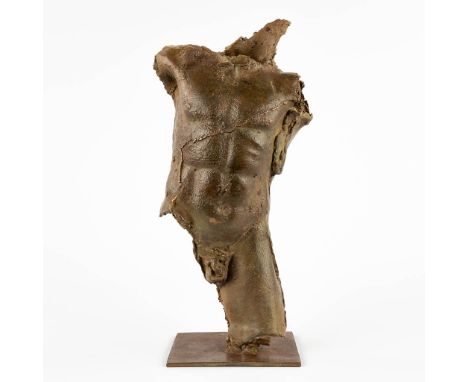 Jan DESMARETS (1961) 'Torso'Patinated bronzeMarked: Epreuve D'ArtisteDimensions:(D:9 x W:14 x H:29 cm)