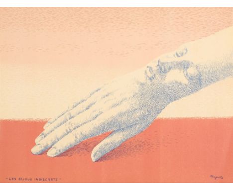 René Magritte (1898-1967) - Les Bijoux Indiscrets lithograph printed in colours, 1963, published by Mourlot, Paris, on wove p