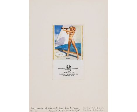 Peter Blake (b.1932) - Found Art - Ship Shape giclee print in colours, 2007, signed in pencil, numbered 40/50, published by t
