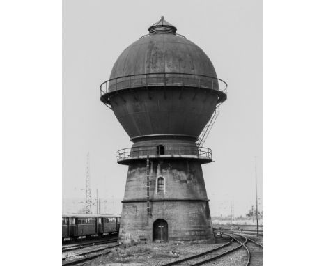 Bernd & Hilla Becher (1931-2007)(b.1934) - Water Tower gelatin silver print, 1982, signed in pencil verso, on photographic pa