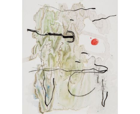 Joan Miró (1893-1983) - Trace sur l'eau. Paris 1963. the book, 1963, comprising one lithograph printed in colours as the cove