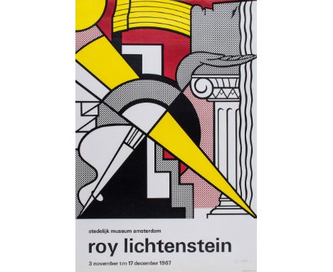 Roy Lichtenstein (1923-1997)(after) - Stedelijk Museum Poster (C.III.23) offset lithograph printed in colours, 1967, signed i