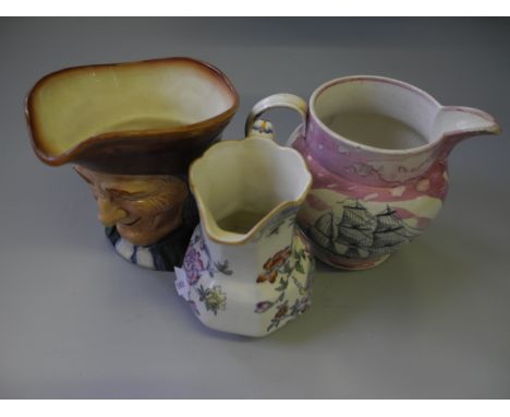 A selection of various jugs to include Doulton, Royal Worcester etc.