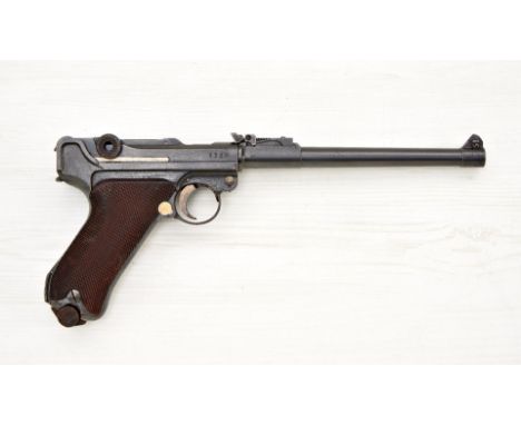 Militärische Ordonanzwaffen Deutschland - Kurzwaffen (militärisch) : Lange Pistole Mod.: L. P. 08 Herst.: DWM Deutsche Waffen