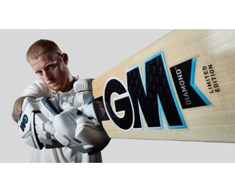 A Signed Ben Stokes Diamond Bat Made by Gunn and Moore (GM Cricket)
 
Ben Stokes is one of the world’s leading cricketers. In