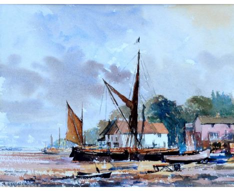 Pin Mill -Watercolour by James Chambury
Original watercolour, accompanied by a hardback book James Chambury - Colour Light &a