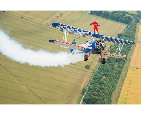 Wing Walks Experience - Gloucestershire
Flown by a top-class professional wing walking display pilot, you will stand and fly 