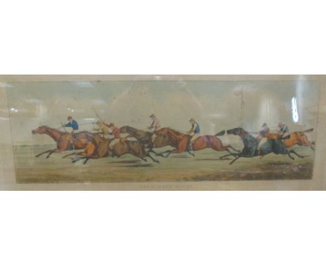 Two coaching prints after Pollard and various hunting prints  