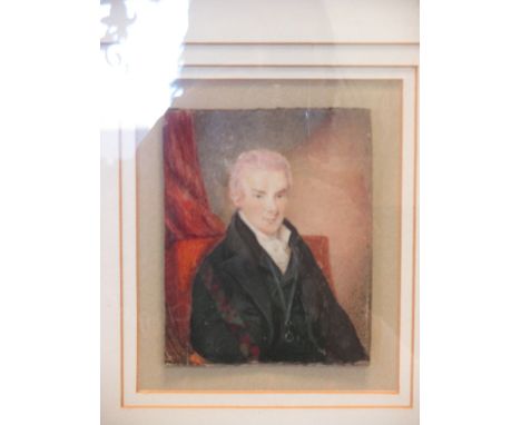 After George Richmond, a portrait miniature of William Wilberforce (1759-1833)  