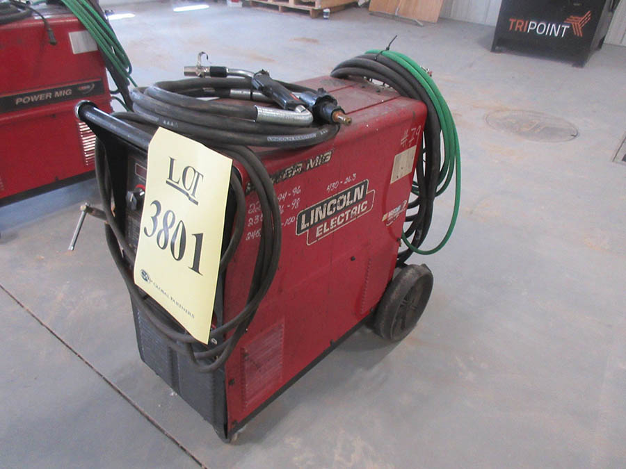 { Group of lots: 3800, 3801 (P) } LINCOLN ELECTRIC POWER MIG 350MP ...